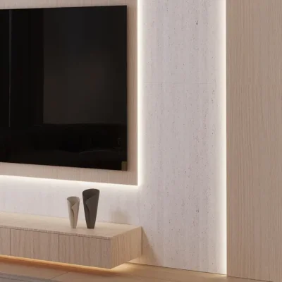 Alternative view of Travertine Halo 12